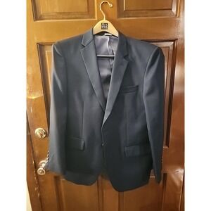 Saddlebred Performance Blazer Mens Jacket 42R Short Blue Navy Sports Coat